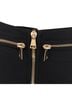 Givenchy 100% Acetate Black Givenchy Black Layered Flare Trousers Size 4 - photo 2