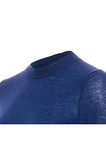 Joseph Joseph Blue Cashmere Crew Neck Long Sleeve Sweater (view 2)