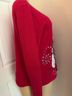 Kim Rogers Print Red Pullover Sweater Size XL - photo 4