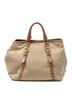 Prada White Convertible Jacquard Logo Tote One size - photo 5