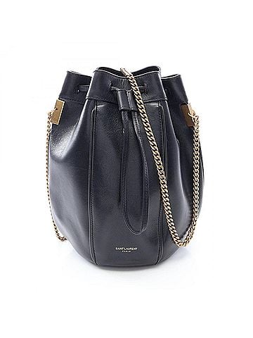 Saint Laurent Yves Saint Laurent Saint Laurent Paris THALITHA Shoulder Bag/Handbag, Leather, Women's, Black, 554242 (view 1)