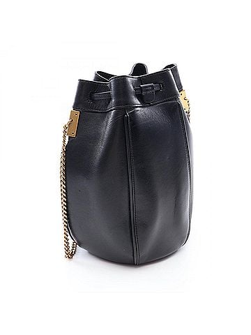 Saint Laurent Yves Saint Laurent Saint Laurent Paris THALITHA Shoulder Bag/Handbag, Leather, Women's, Black, 554242 (view 2)