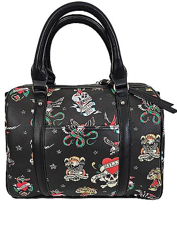 Ed Hardy Leather Satchel (view 2)