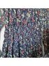 Tularosa 100% Polyester Floral Blue Multi Color Casual Dress Size L - photo 5