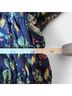 Tularosa 100% Polyester Floral Blue Multi Color Casual Dress Size L - photo 10