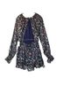 Tularosa 100% Polyester Floral Blue Multi Color Casual Dress Size L - photo 2
