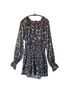 Tularosa 100% Polyester Floral Blue Multi Color Casual Dress Size L - photo 1
