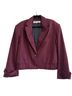 Free People 64% Polyester 34% Viscose 2% Elastane 100% Polyester 59% Viscose 41% Polyester Burgundy Blazer Size S - photo 5