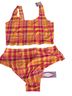 Cheeky Orange Yellow Gold Two Piece Swimsuit Size XL - photo 1