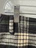 Eddie Bauer 90% Wool 10% Cashmere 100% Polyester Plaid Black Gray Green White Wool Skirt Size 4 - photo 4