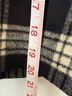 Eddie Bauer 90% Wool 10% Cashmere 100% Polyester Plaid Black Gray Green White Wool Skirt Size 4 - photo 8