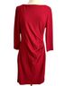 Chaps Solid Red Cocktail Dress Size 12 - photo 2