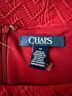Chaps Solid Red Cocktail Dress Size 12 - photo 10