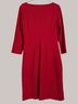 Chaps Solid Red Cocktail Dress Size 12 - photo 9