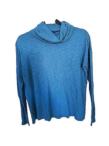 Lilla P Coastal Cowl Neck Knit Top Long Sleeve T-Shirt (view 1)