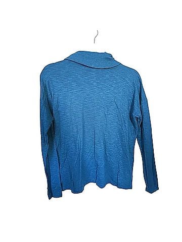 Lilla P Coastal Cowl Neck Knit Top Long Sleeve T-Shirt (view 2)