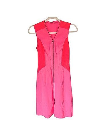 Elie Tahari Colorblock full zip sleeveless dress Casual Dress (view 1)