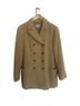 Giorgio Armani 100% Wool 50% Acetate 50% Cupro Tan Coat Size 14 - photo 1