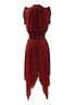 Sen Leopard Print Red Black Casual Dress Size S - photo 2