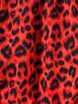 Sen Leopard Print Red Black Casual Dress Size S - photo 4