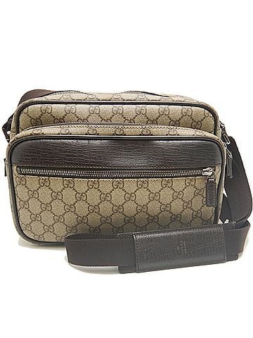 Gucci GUCCI Messenger 114531 Shoulder Bag GG Supreme Canvas Beige Brown Women's 254166 (view 2)