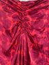 Gap 100% Rayon Floral Red Formal Skirt Size 14 - photo 5