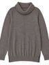 Cynthia Rowley 100% Merino Brown Wool Pullover Sweater Size L - photo 1