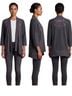 Johnny Was Gray Cardigan Size M - photo 2
