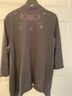 Johnny Was Gray Cardigan Size M - photo 5