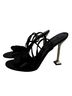 Nine West Black Silver Heels Size 9 1/2 - photo 5