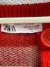 Zara Stripes Red White Cardigan Size S - photo 3