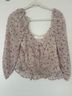 Astr Floral Multi Color Long Sleeve Blouse Size S - photo 4