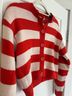 Zara Stripes Red White Cardigan Size S - photo 4