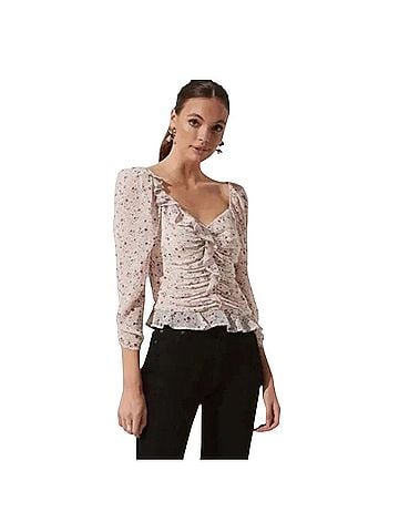 Astr Long Sleeve Blouse (view 1)