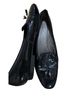 Nicole Miller 100% Leather Solid Black Flats Size 8 - photo 2
