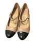 Naturalizer 100% Faux Leather Tan Black Heels Size 8 1/2 - photo 1