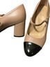 Naturalizer 100% Faux Leather Tan Black Heels Size 8 1/2 - photo 2