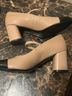 Naturalizer 100% Faux Leather Tan Black Heels Size 8 1/2 - photo 9