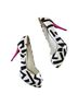 Giuseppe Zanotti Geometric 80s Inspired Retro Peep Toe Pumps Heels Heels - photo 2