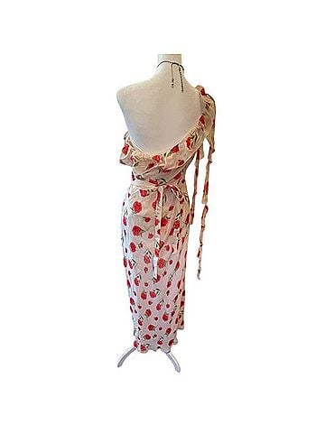 Mango rose one shoulder ruffle maxi dress Casual Dress (view 2)