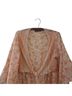 Indie Ella 100% Silk Pink Ivory Silk Blazer Size M - photo 5