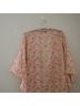 Indie Ella 100% Silk Pink Ivory Silk Blazer Size M - photo 7