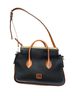 Dooney & Bourke Black Brown Leather Satchel One size - photo 1