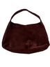Tanner 100% Suede Brown Leather Hobo One size - photo 1