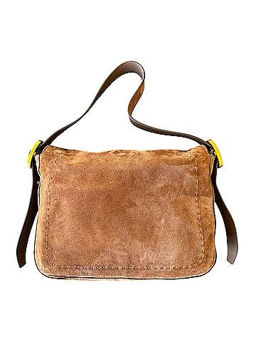 Tory Burch Sawyer Needlepoint Suede Shoulder Bag Leather Shoulder Bag (view 2)