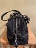 Coach Solid Jacquard Black Leather Shoulder Bag One size - photo 4