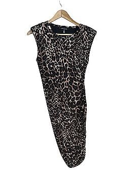 White House Black Market Cap-Sleeve Matte Jersey Ruched Side Dress Cocktail Dress (view 1)