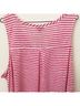 Torrid Stripes Red White Sleeveless Blouse Size 4X - photo 5