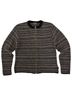 Woolrich 100% Wool Stripes Gray Red Wool Cardigan Size M - photo 1