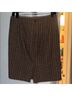 J.Crew Houndstooth Brown Tan Black Wool Skirt Size 2 - photo 4